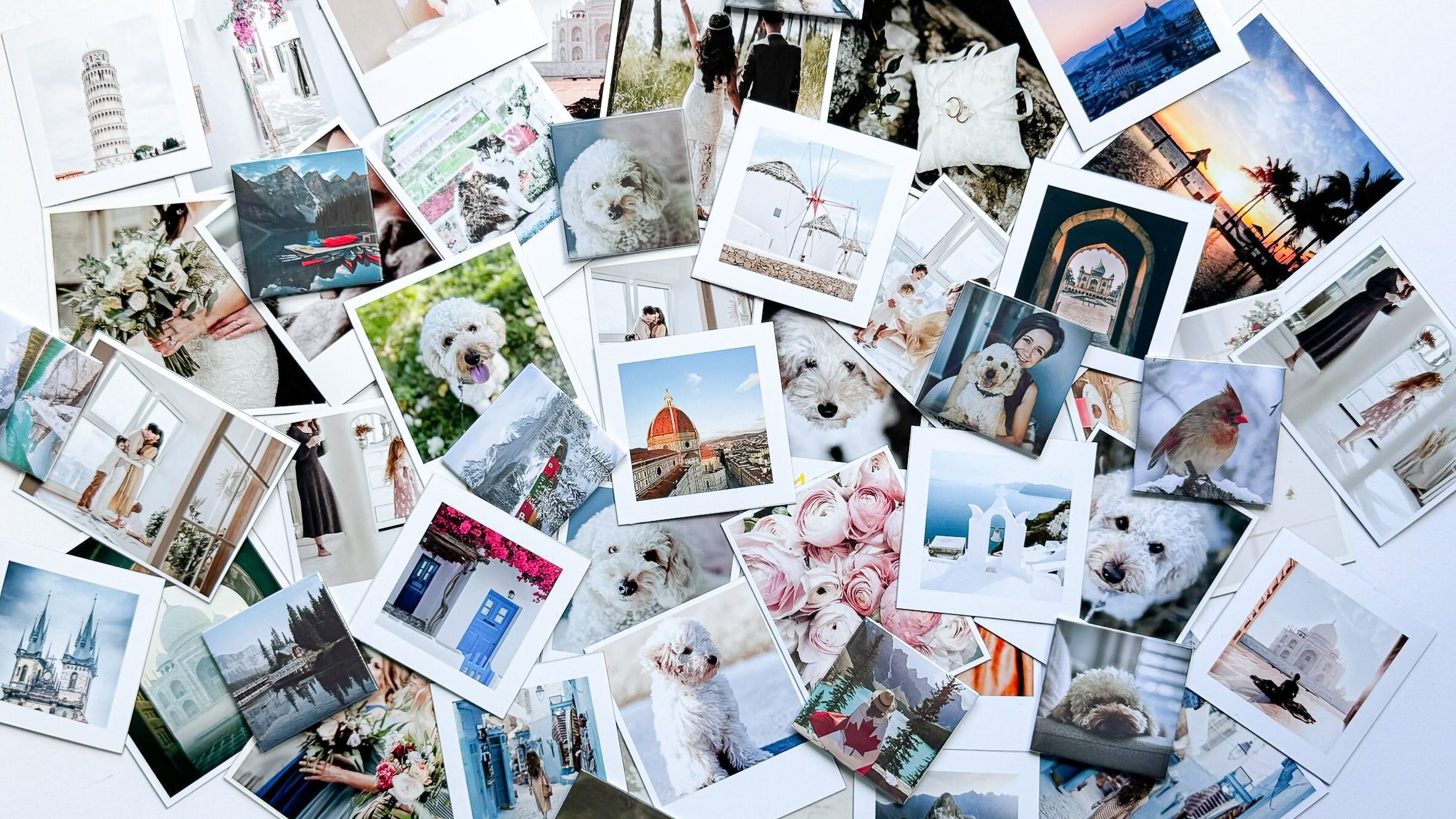 Handcrafted custom photo magnets in various sizes